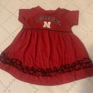 Colosseum Nebraska Cornhuskers Red Dress Infant size 3-6 months
